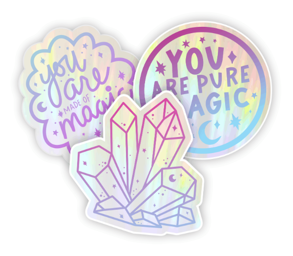 Producto - Pack X3 Stickers Suncatcher Atrapasoles Magic Color