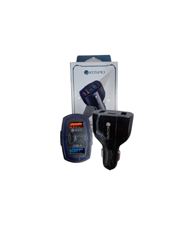 Producto - Cargador para Auto KOSMO - 7.6A USB + TIPOC