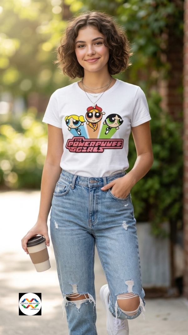 Producto - REMERA -CHICAS SUPER PODEROSAS-POLIESTER TALLE S - 0