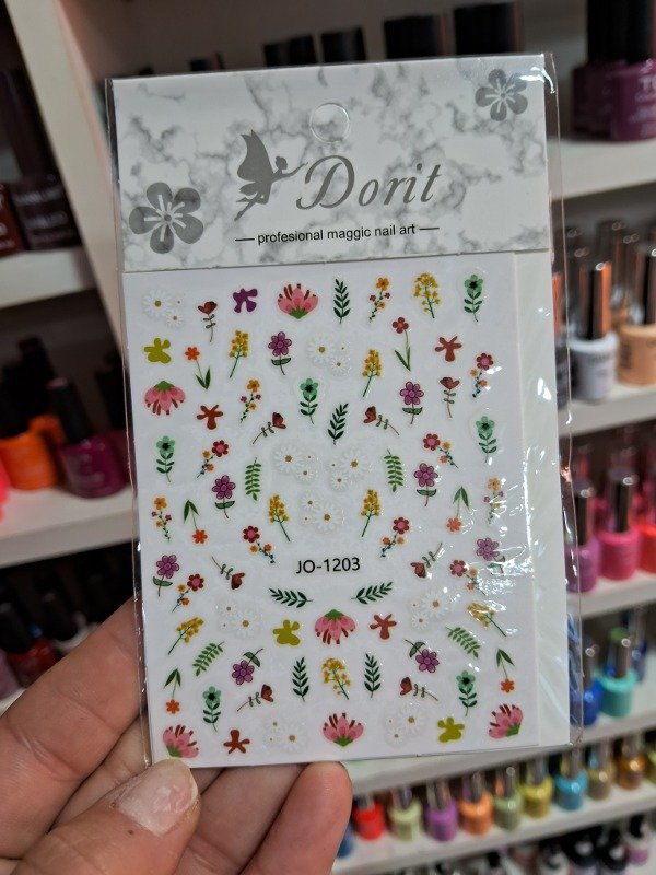 Stickers hojas y flores 1203 - Charo Tostado