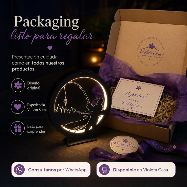 Producto - Velador Pescador con Violeta Sense - 4