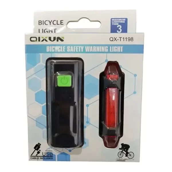 Producto - luz led bicicleta qixun recargable MC484