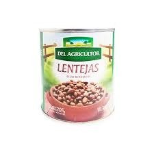 Producto - Lata de Lentejas secas remojadas "Del Agricultor" 350G