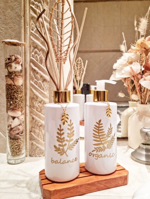 Producto - SET DE BAÑO JABON Y DIFUSOR BALANCE