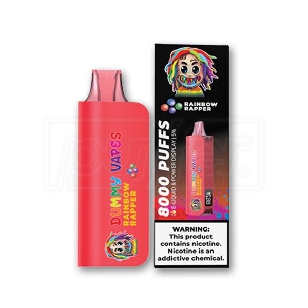 Producto - DUMMY POD 8000 PUFF RAINBOW RAPPER (SABOR MIX FRUTAL) - 50MG