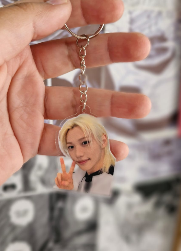 Producto - STRAY KIDS - LLAVERO ACRÍLICO FELIX CON BBOKARI SKZOO
