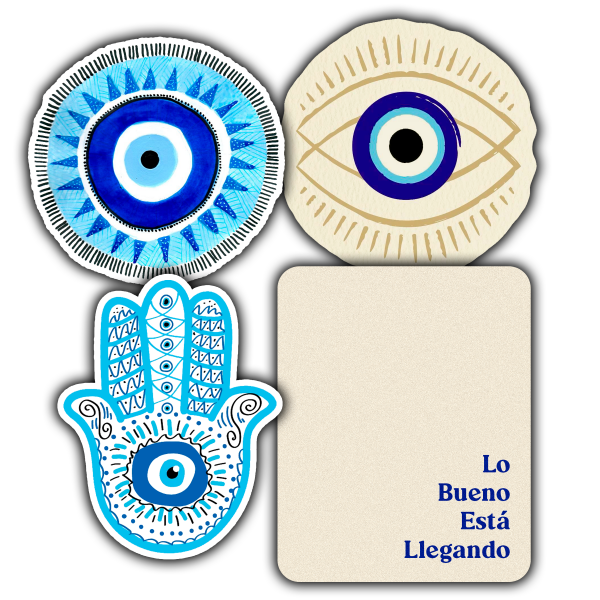 Producto - Pack Imán 4 diseños Ojo Turco Manito de Fátima