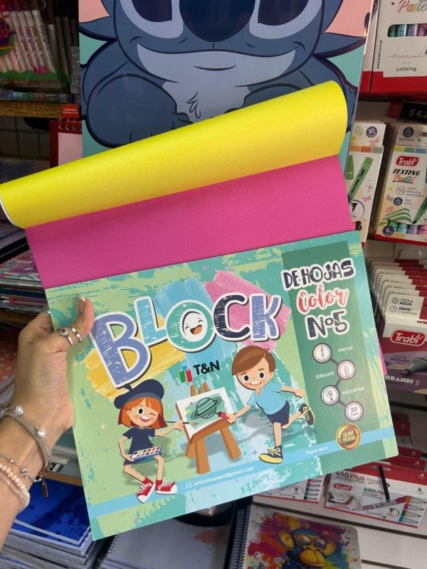 Producto - Block N5 Color Tipo El Nene TN x20hjs