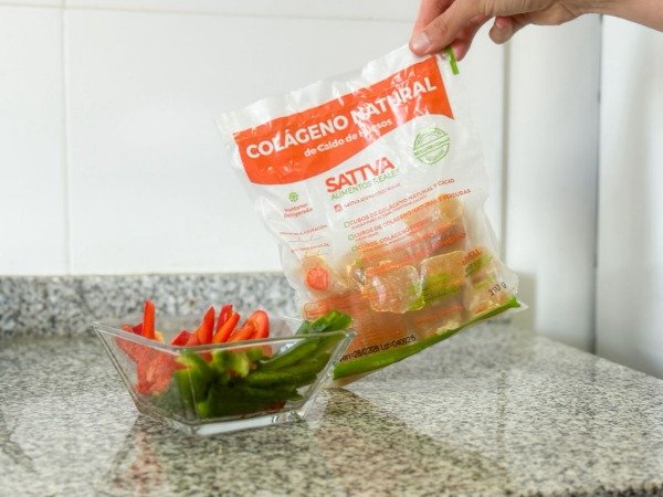 Producto - Colágeno Natural con verduras salteadas x 30 U - A base de caldo de huesos - 7