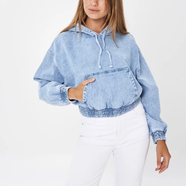 Producto - Buzo crop de jean