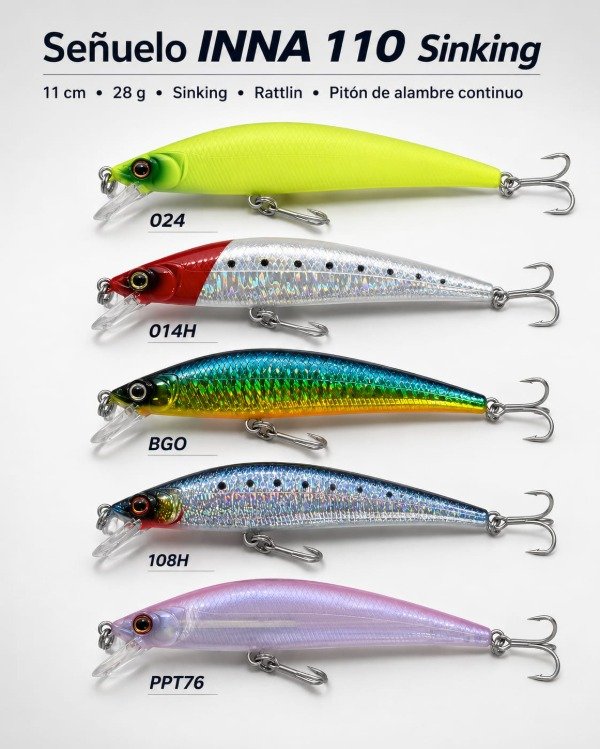 Producto - SEÑUELOS INNA 110 SINKING MARINE SPORT