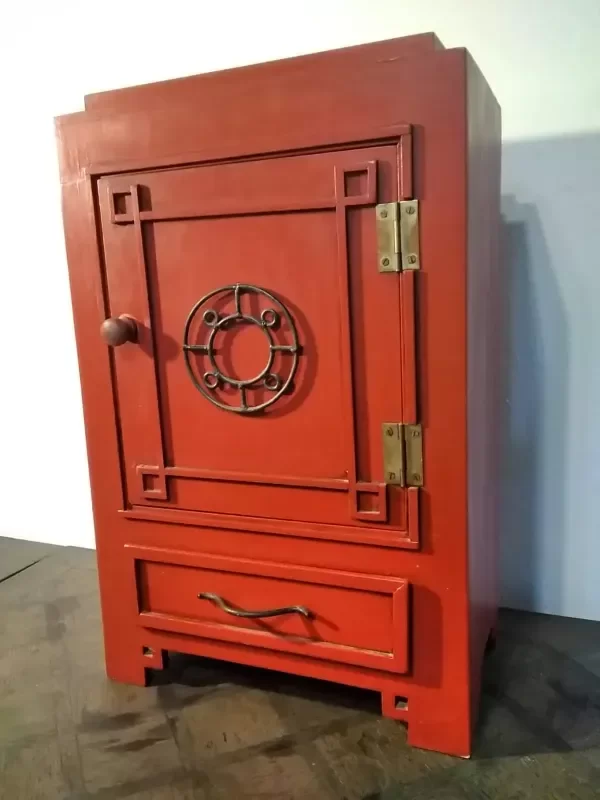 Producto - Organizador y Alacena Petit Artesanal Estilo Oriental - Madera Roja