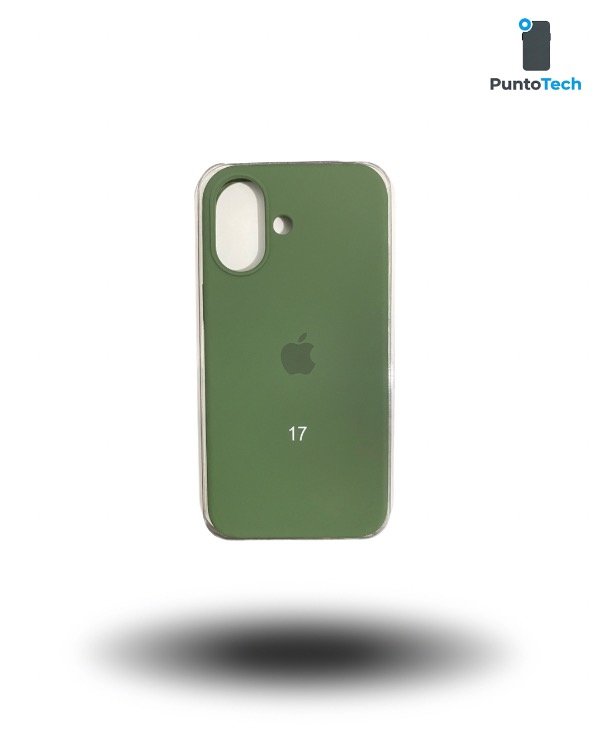 Producto - Silicon case iPhone 17 verde oliva