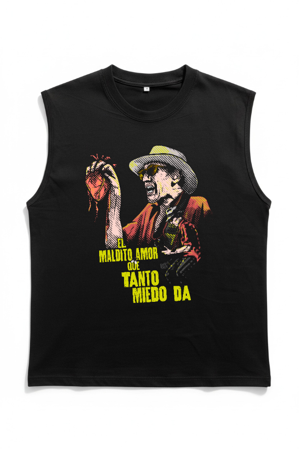 Producto - Remera Sin Mangas Negra - El Pibe de los Astilleros