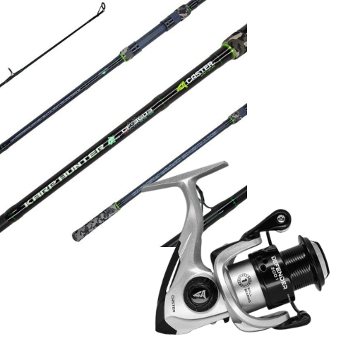 Producto - Combo caña Karp Hunter 3,60m + reel Defender 2001