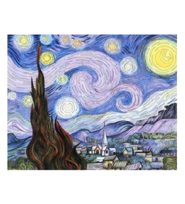 Producto - Kit Diamantes Noche Estrellada Rosada 40 x 50 cm