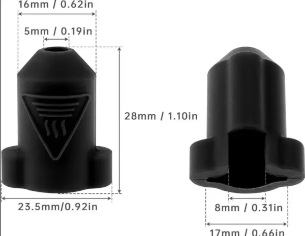 Producto - Aislante Silicona Funda Protector Bloque Ender V3 Ke K1 - 2