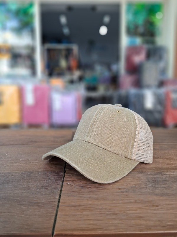 Producto - Gorra Trucker Prelavada Beige art 125810