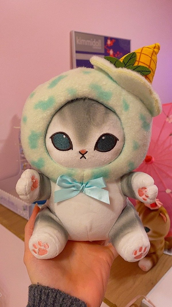 Producto - Peluche Mofusand Ice Cream Capucha (Menta) 20cm