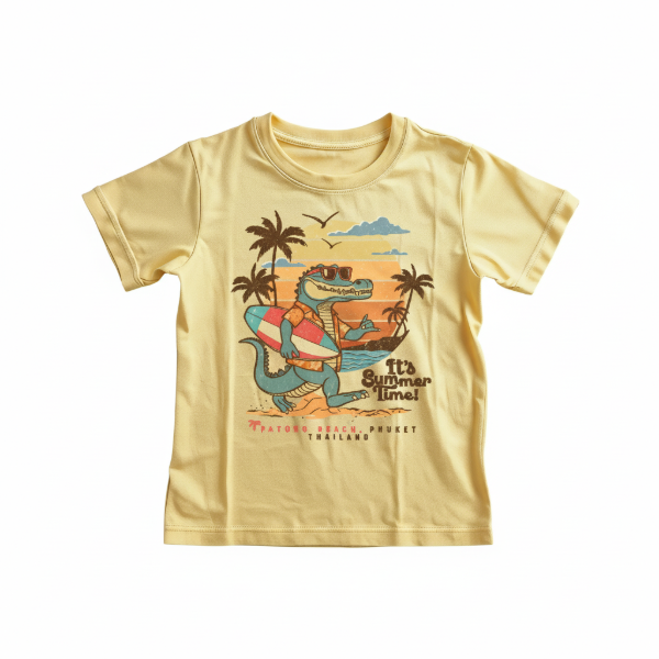 Producto - Remera Infantil Cocodrilo Surf Anteojos De Sol