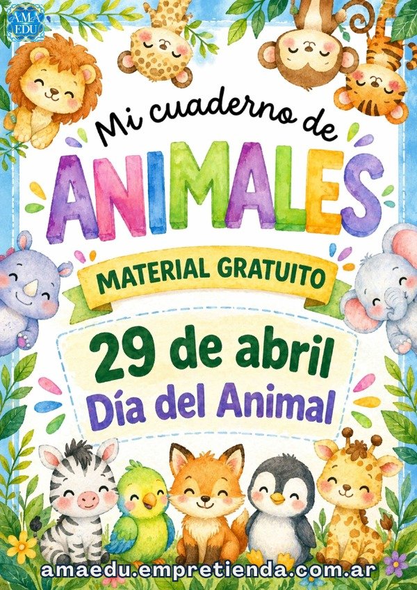 Producto - Cuadernillo Día del Animal - 29 de abril (Material Gratuito)