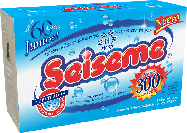 Producto - Jabon pan blanco seis m - 300g. envuelto aprox