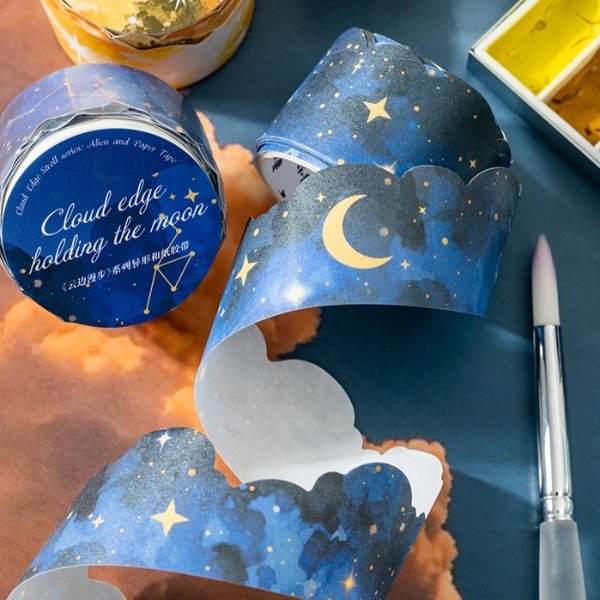 Producto - Washi Tape - Nubes Holding the moon