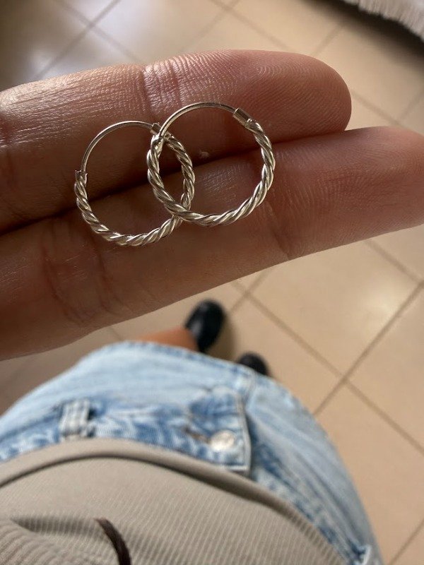 Producto - Argollas torzadas -14mm