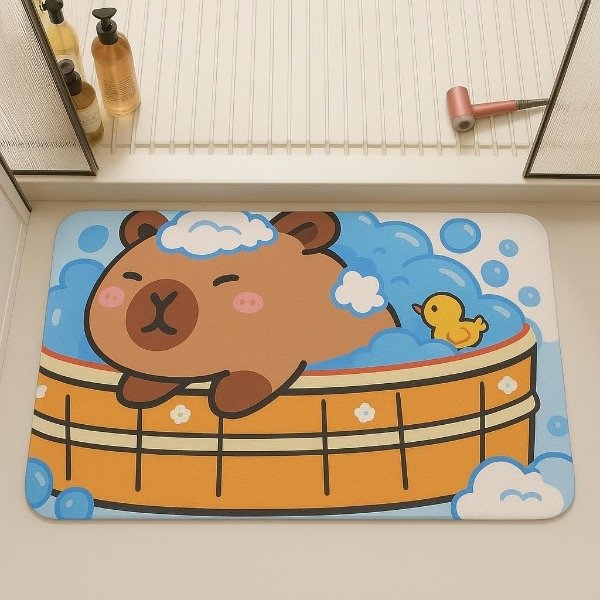Producto - Alfombras de Capibara baño patito