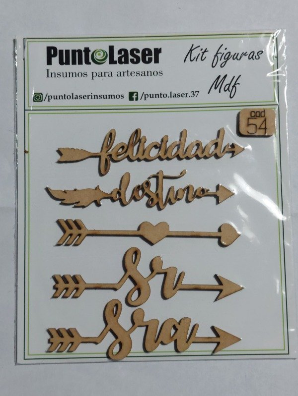 Producto - Kit Figuras mdf - cod 54