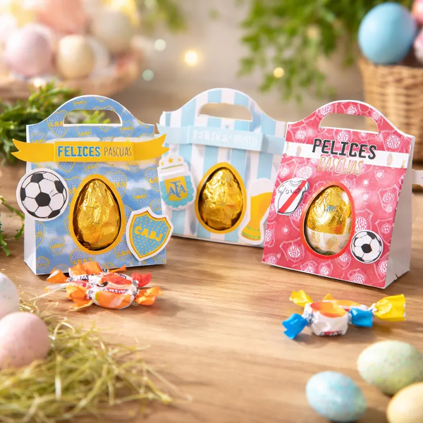 Producto - Bolsitas Porta Huevitos Fútbol Pascuas
