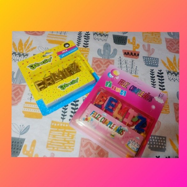 Producto - Velas Feliz cumple