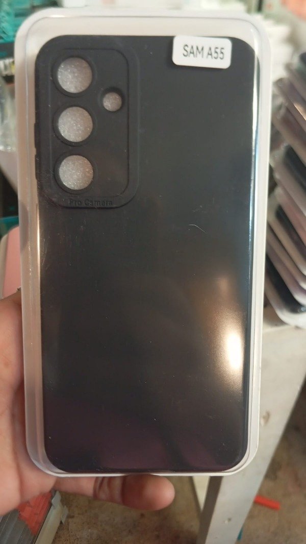 Producto - Funda Silicone Case Negro para Samsung A55