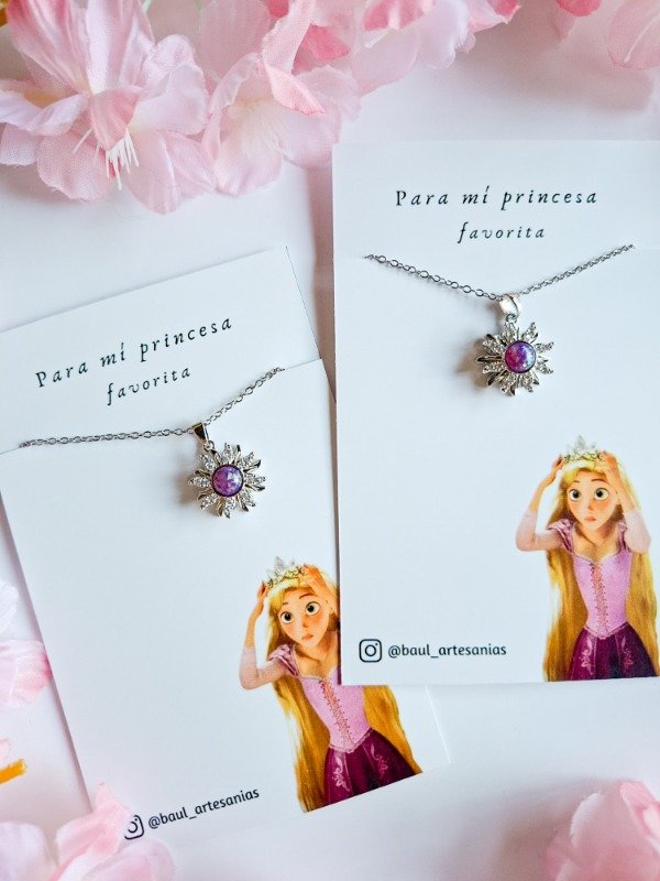 Producto - Collar Sol Rapunzel Acero (giratorio)