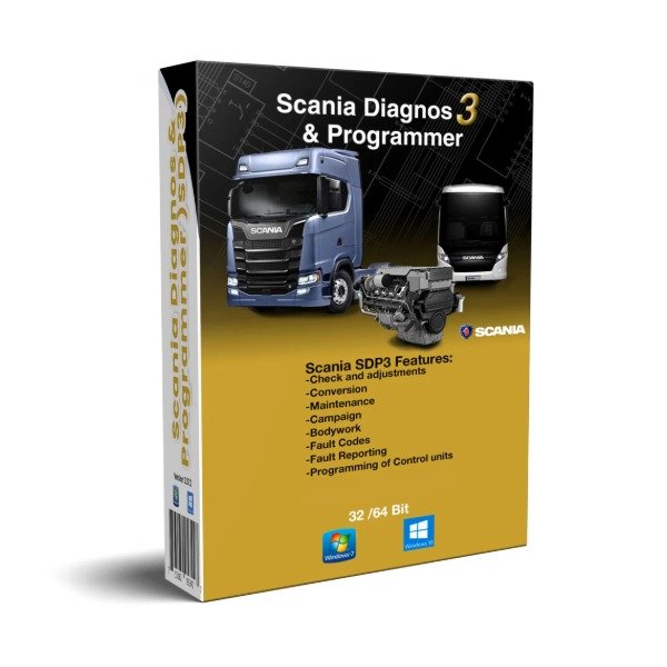Producto - Pack Software SCANIA (SDP3, XCOM, SOPS, MULTI)