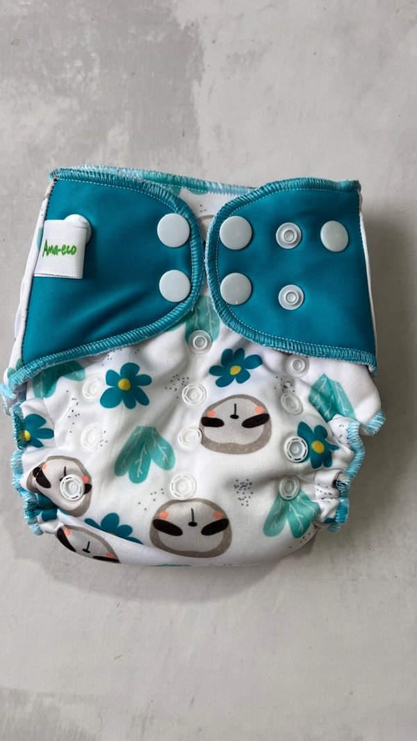 Producto - Pañal polar perezosos celeste