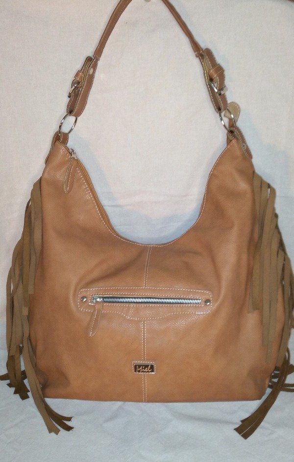 Producto - BOLSO AMPLIO EN CUERO ECOLÓGICO  MARCA MIEL