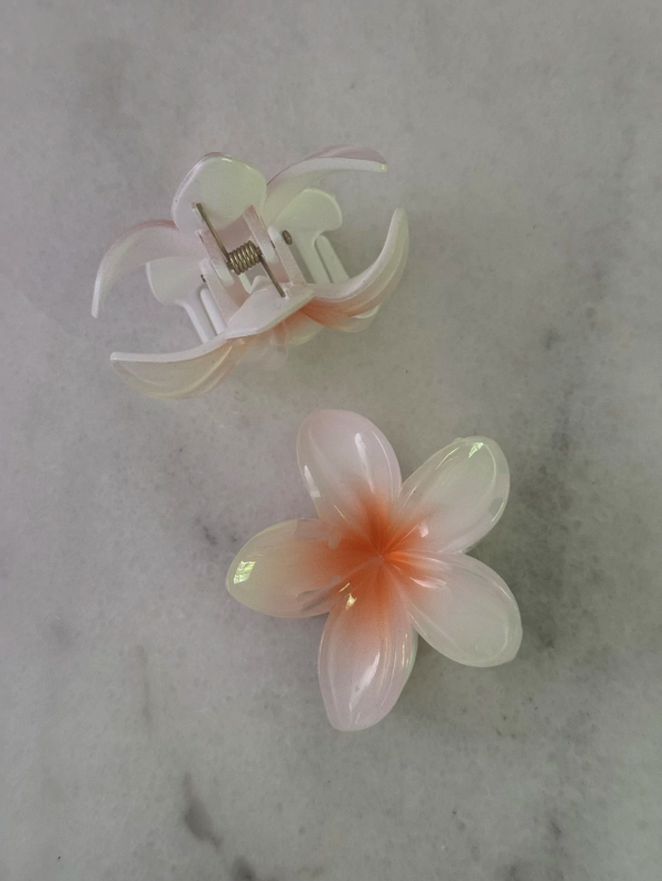 Producto - Broche hawaiano anaranjado