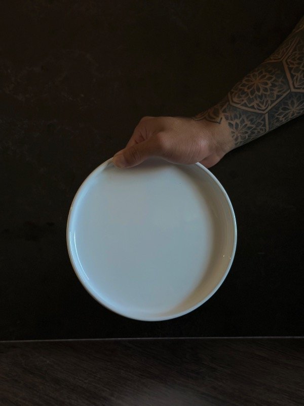 Producto - Plato BL liso 20x20