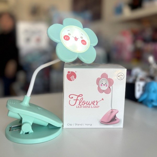 Producto - Lámpara recargable con Clip para Escritorio Diseño Flor 7864