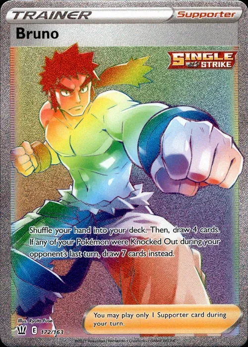 Producto - Bruno Hyper Rare - 172/163 - Battle Styles - Holo