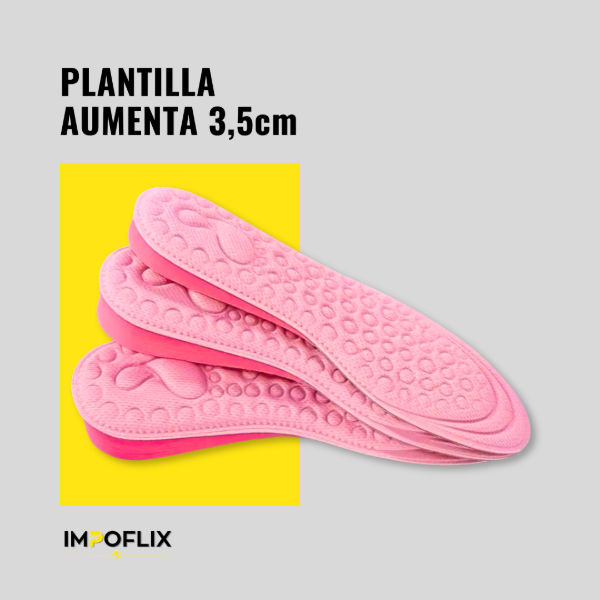 Producto - Plantilla 3,5cm aumenta altura Rosa