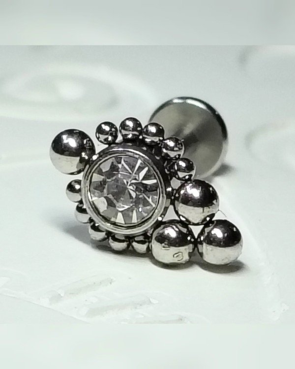 Producto - AQ Mentón. Strass con Bolitas