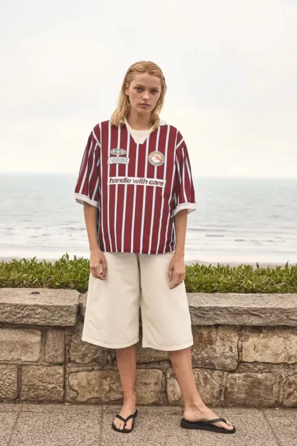 Producto - CAMISETA STRIPES BORDO - BMBPRJCT - 7