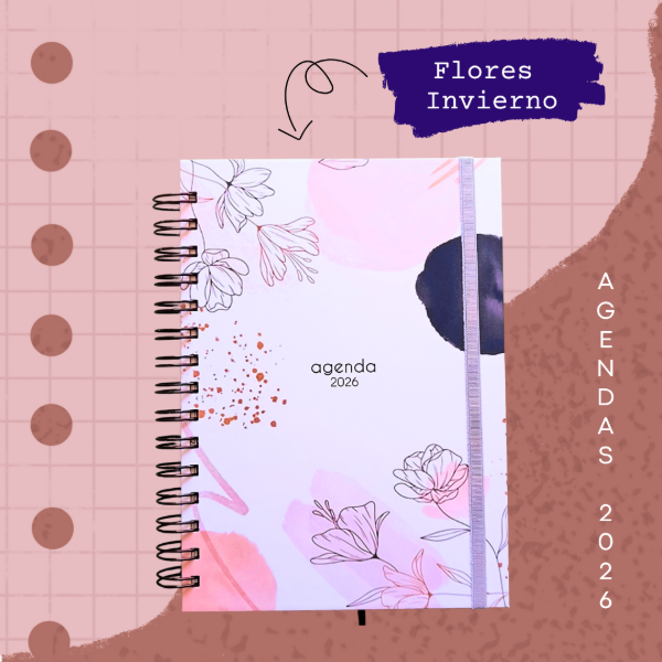 Producto - Agenda 2026 - Flores Invierno