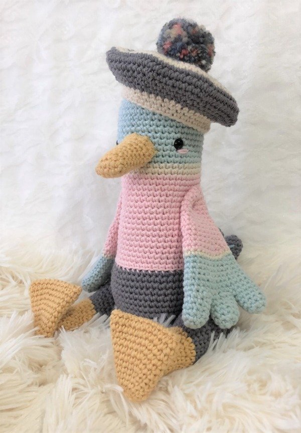 Producto - Amigurumi Apego Articulado "JAMES PATO"