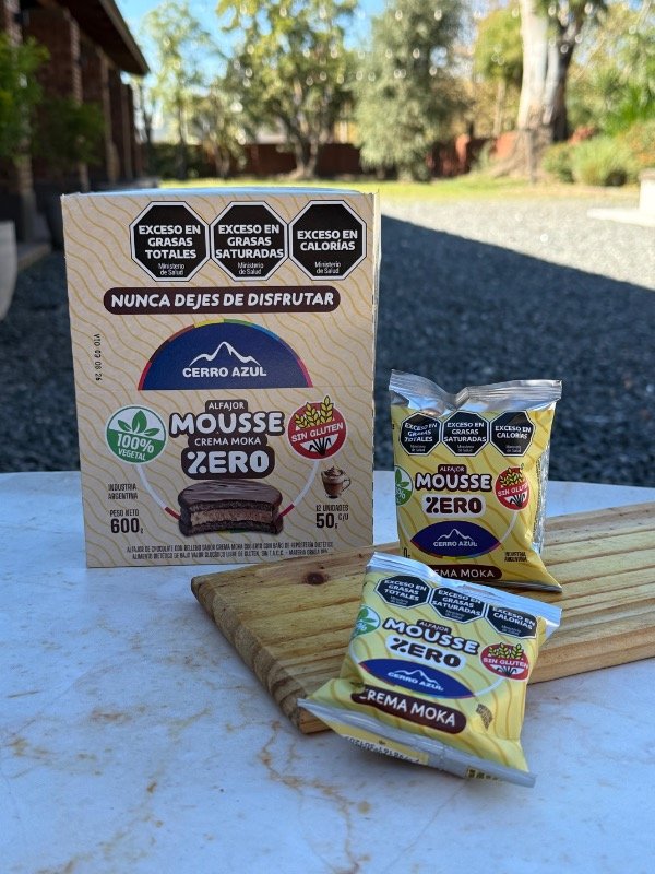 Producto - ALFAJORES CERRO AZUL / MOUSE DE CREMA MOCA