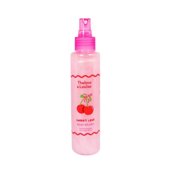 Producto - BODY SPLASH CHERRY CON AROMA INTENSO Y GLITTER - THELMA Y LOUISE