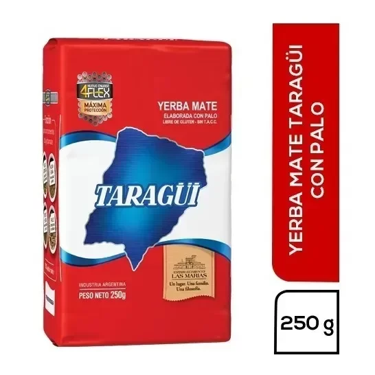 Producto - yerba con palo roja 250gr [TARAGUI]