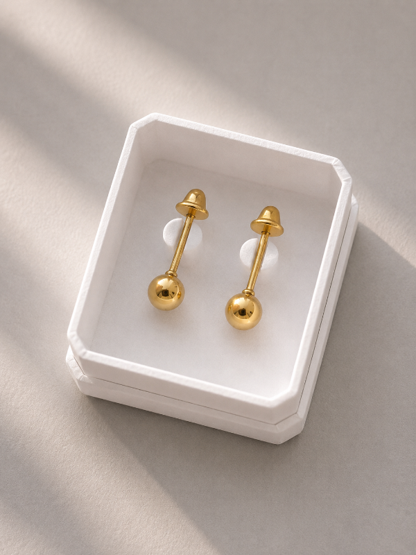 Producto - Abridores bolitas baño de oro 18k